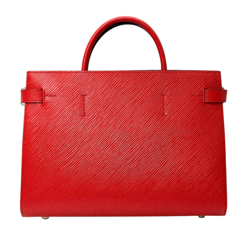 Louis Vuitton Twist Tote Coquelicot Epi Leather Handbag - Red 