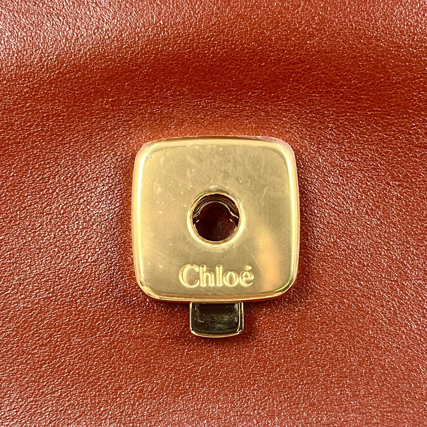 Chloé C Chain Shoulder Bag - Brown 