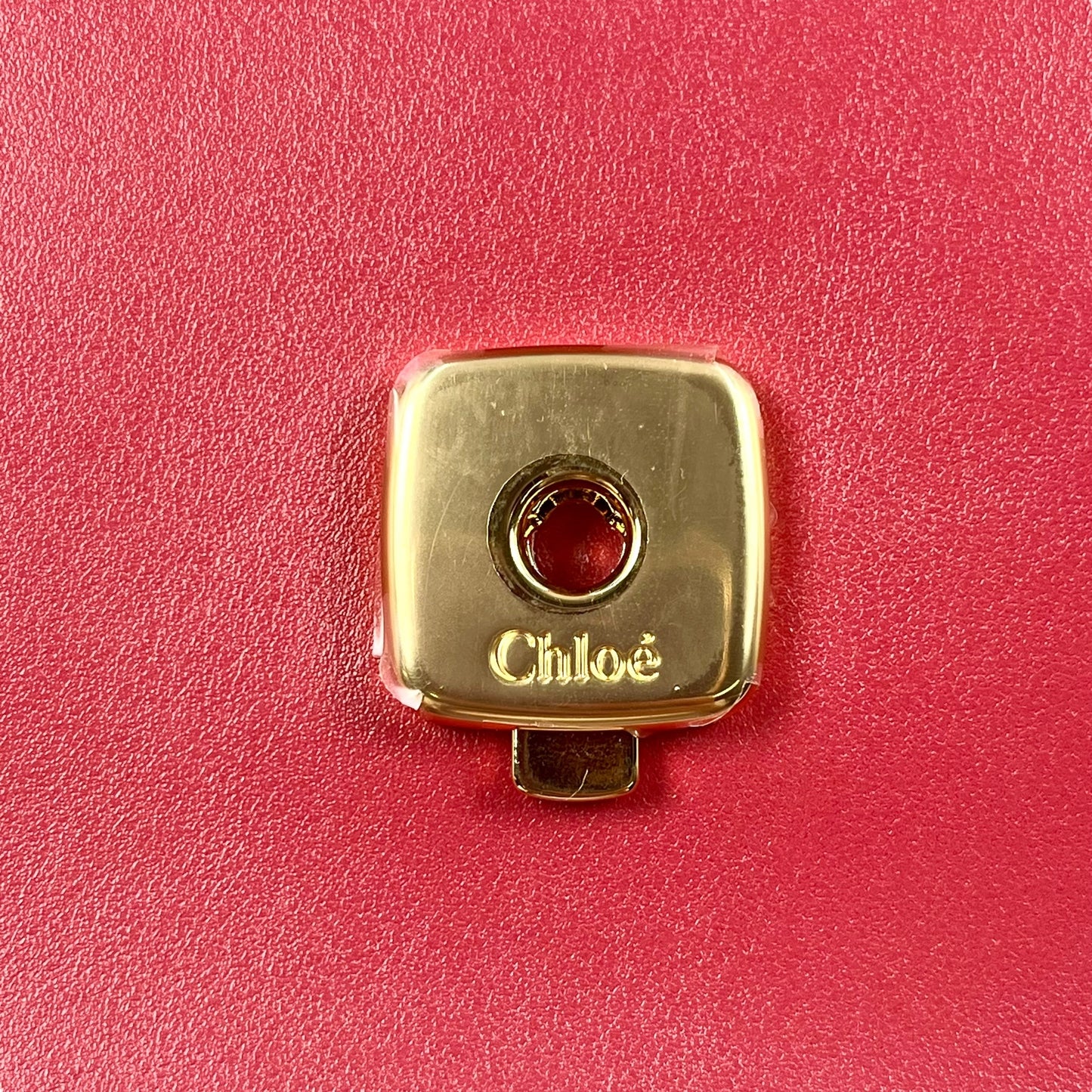 Chloé C チェーン ショルダーバッグ - ピンク × レッド