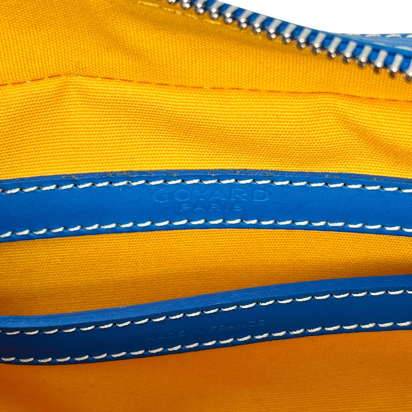 HOLD GOYARD Gap Vert PM Shoulder Bag - Blue 