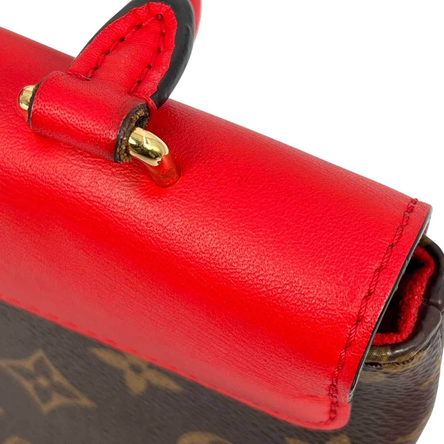 Louis Vuitton Lock BB Handbag Shoulder Bag - Red 