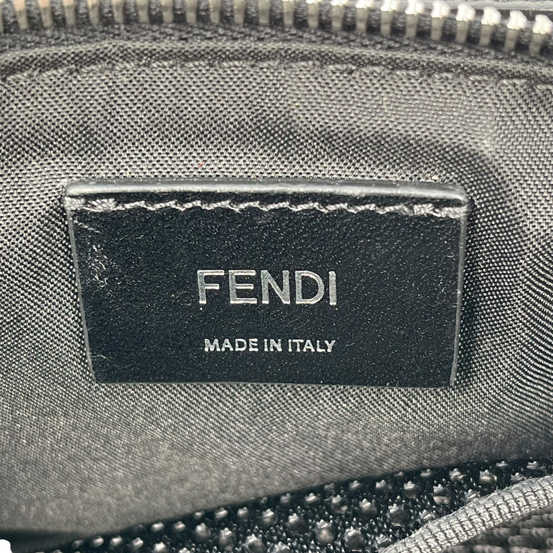 FENDI Monster Leather Body Bag - Black and Yellow 