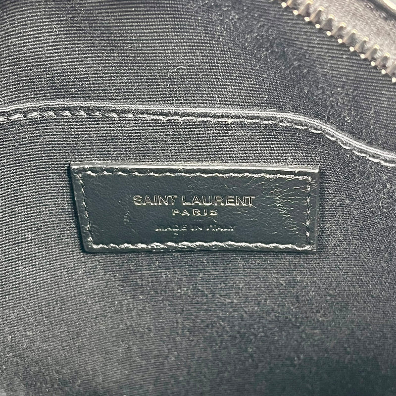 Saint Laurent Vinyl Mini Chain Shoulder Bag - Black 