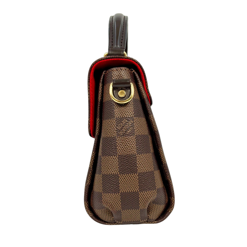 Louis Vuitton Damier Croisette PM Handbag - Dark Brown 