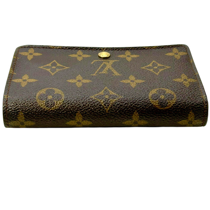 Louis Vuitton Monogram Canvas Porte Monnaie Bi-fold Compact Wallet - 32422 