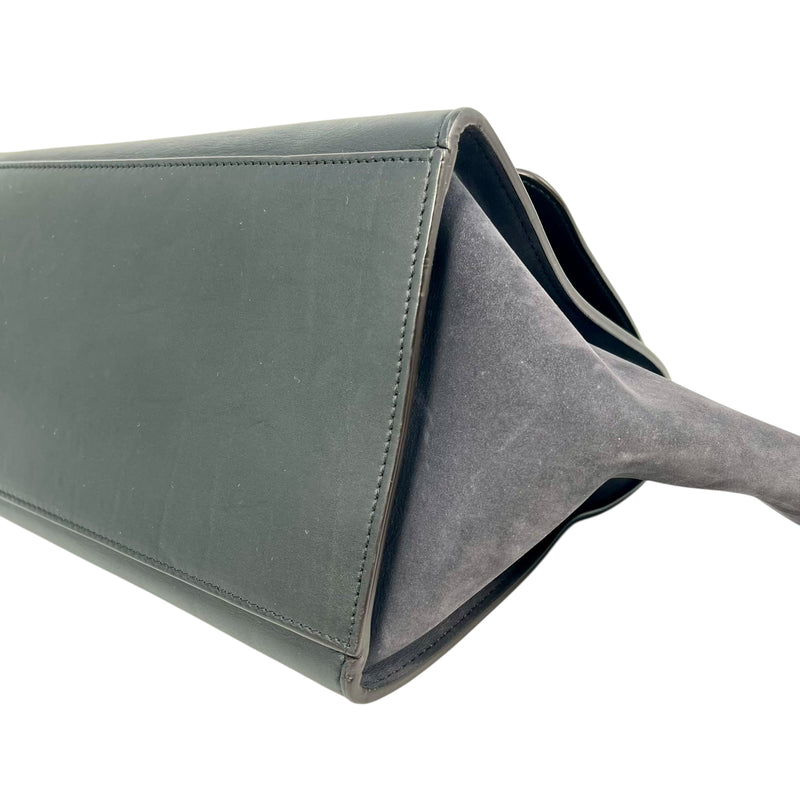 CELINE Trapeze Handbag - Navy Blue 