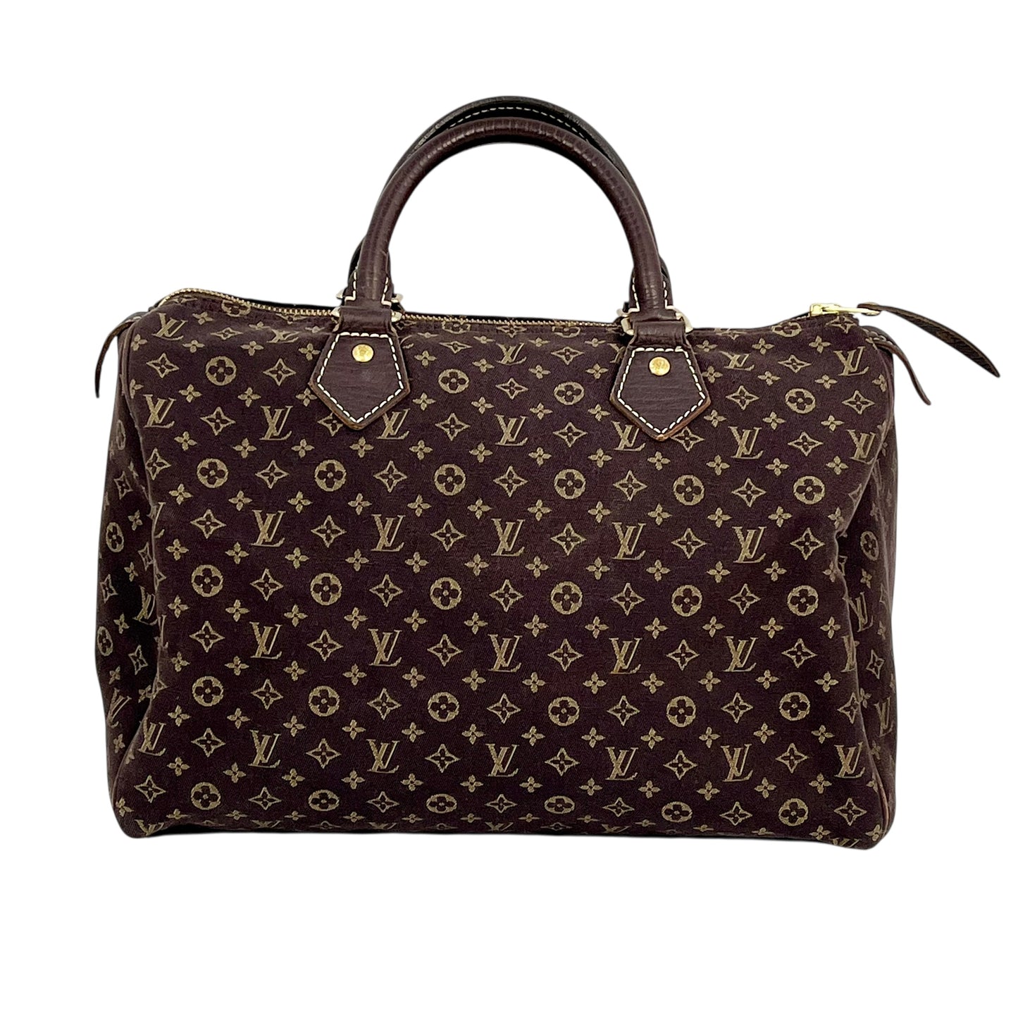 Louis Vuitton Mini Run Speedy 30 Handbag - Dark Brown 
