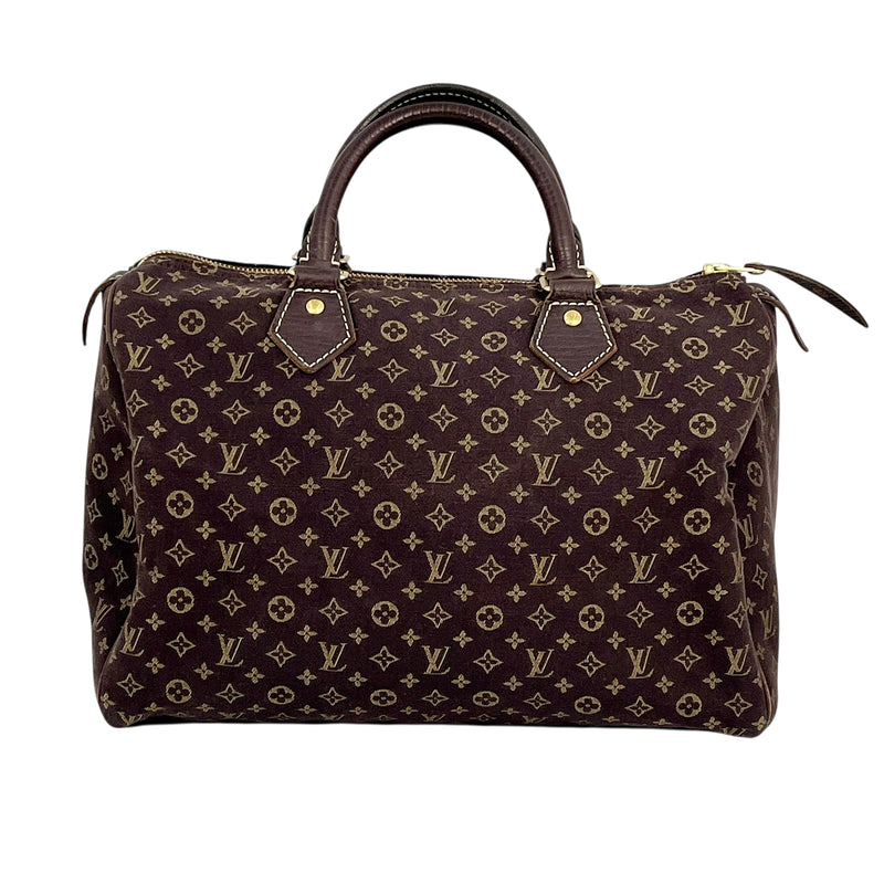 Louis Vuitton Mini Run Speedy 30 Handbag - Dark Brown 