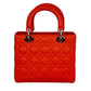 Dior Lady Dior Handbag Shoulder Bag - Orange 