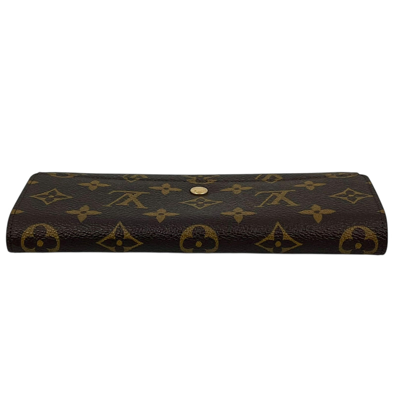 Louis Vuitton モノグラム キャンバス ポルトモネ クレディ 長財布 ロングウォレット - ブラウン - 31496