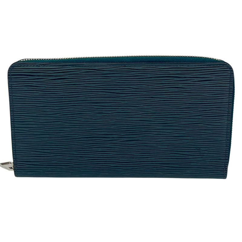Louis Vuitton Epi Zippy Organizer Long Wallet - Blue Black 