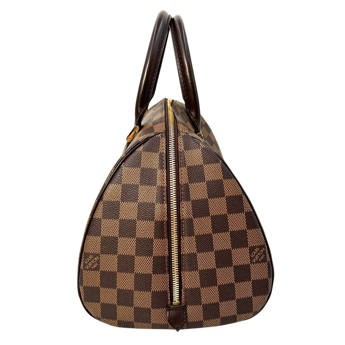 Louis Vuitton Damier Rivera MM Handbag - Dark Brown 