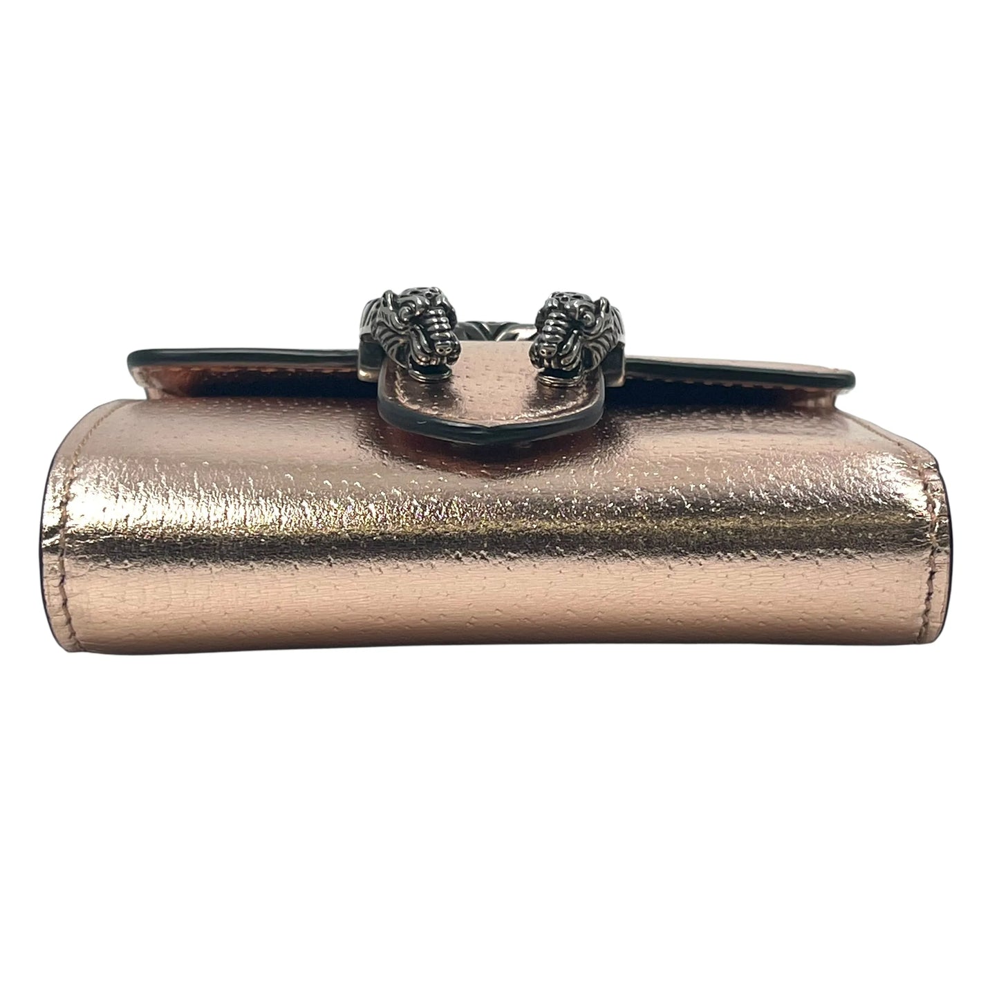 GUCCI Dionysus Bifold Compact Wallet - Pink Gold 