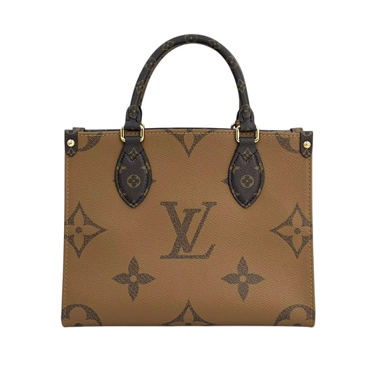Louis Vuitton オンザゴー PM ハンドバッグ ショルダーバッグ - ブラウン - 34101