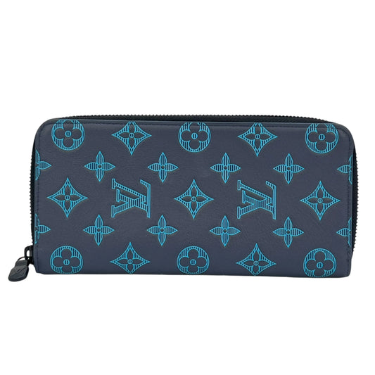 Louis Vuitton Vertical Zippy Long Wallet - Navy 