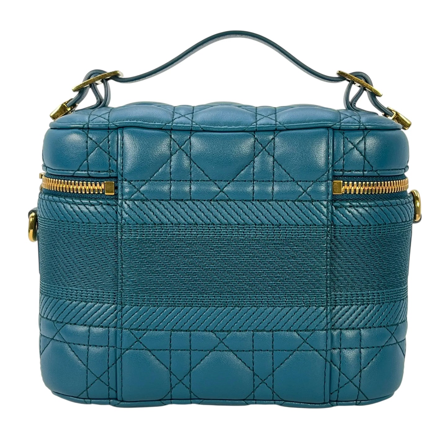 Dior Small Travel Vanity Handbag/Shoulder Bag - Blue 