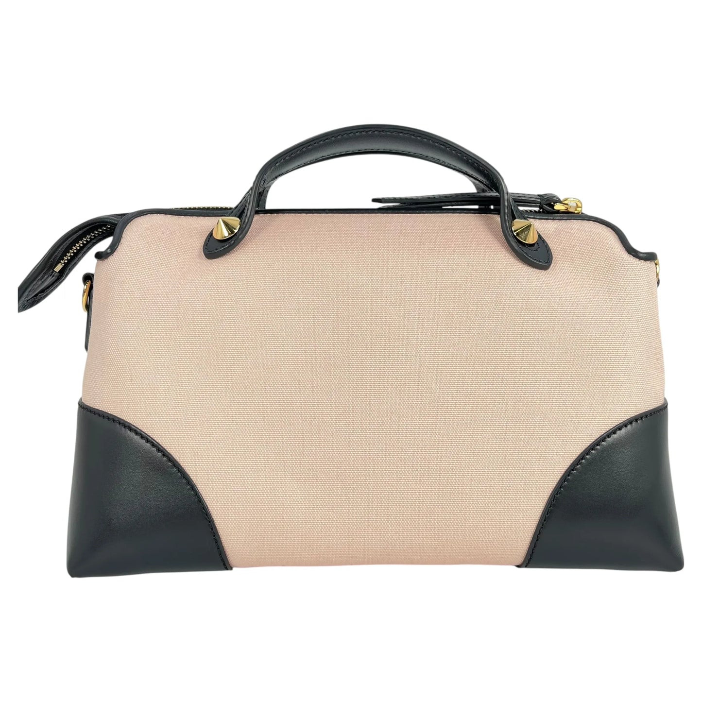 FENDI By the Way Medium Canvas and Leather Handbag - Pink 