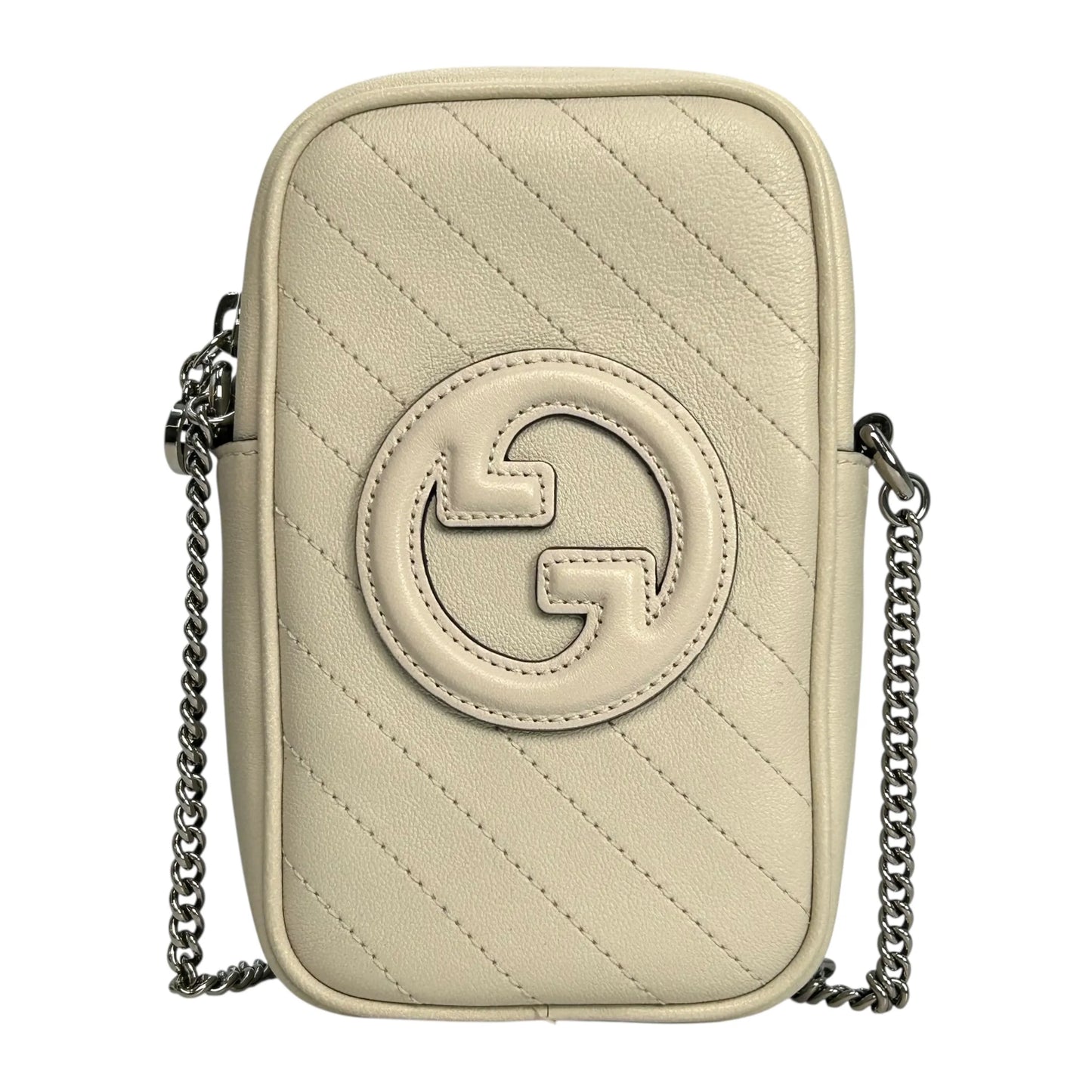 GUCCI Blondie Shoulder Bag - White 
