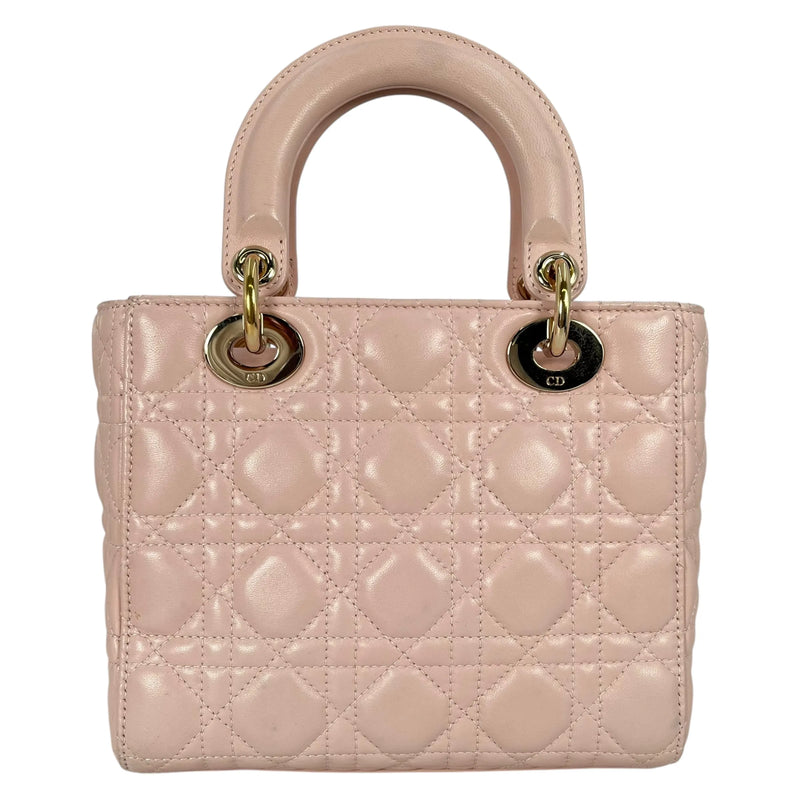 Dior Small Lady Dior My ABC Dior Leather Handbag - Pink 