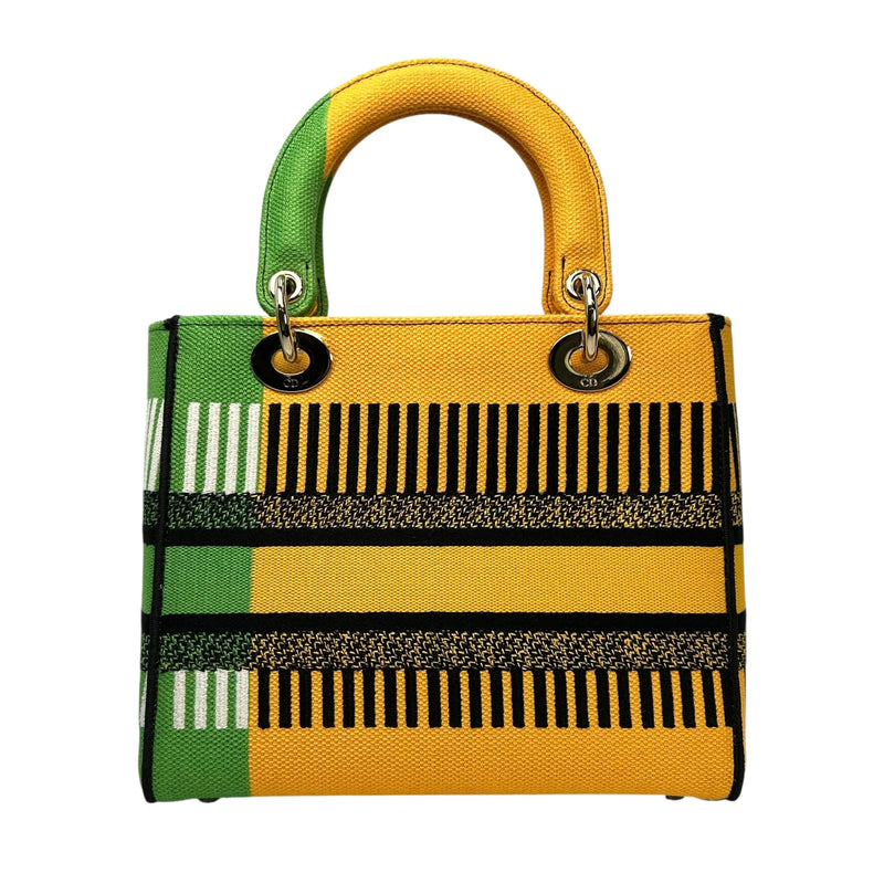 Dior Lady D-Light Handbag - Yellow and Green 