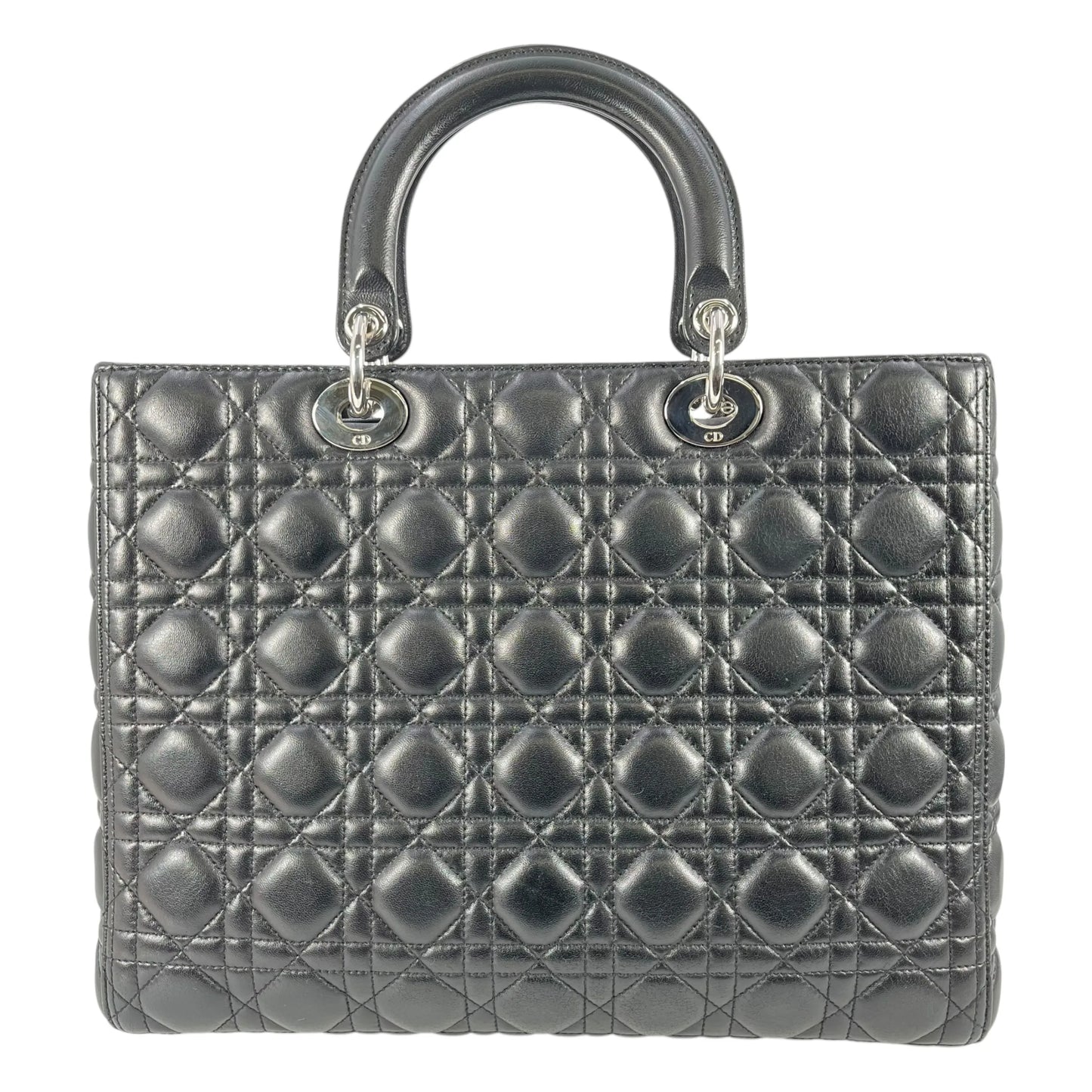 Dior Lady Dior Large Handbag - Black 