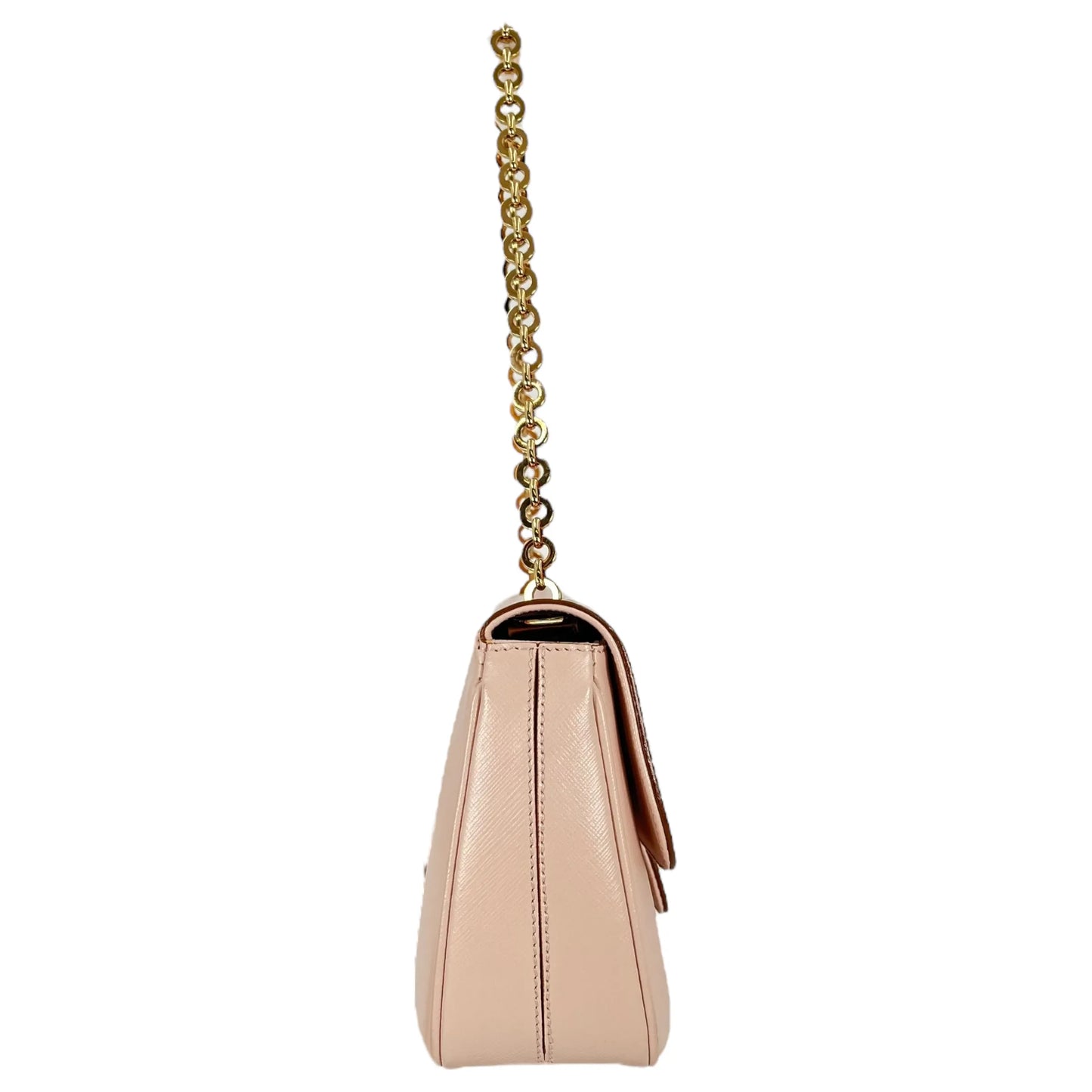 Ferragamo Gancini Leather Shoulder Bag - Pink 