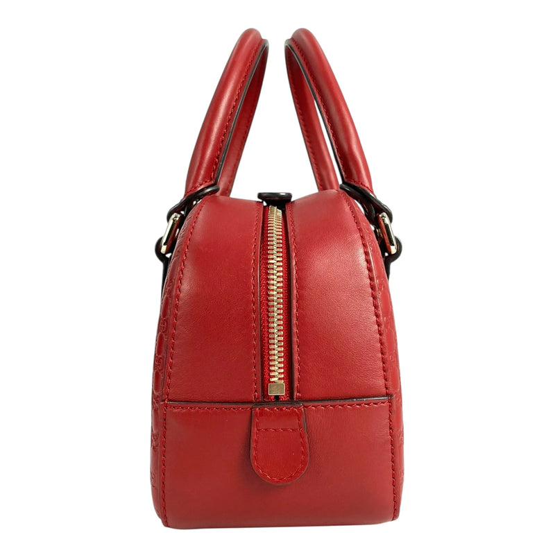 GUCCI Micro Guccissima Handbag - Red 