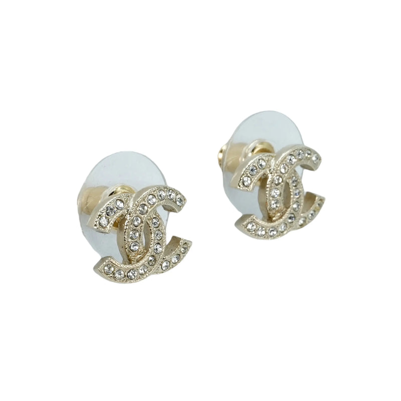 CHANEL Crystal Timeless CC Earrings C22 V - Metal 
