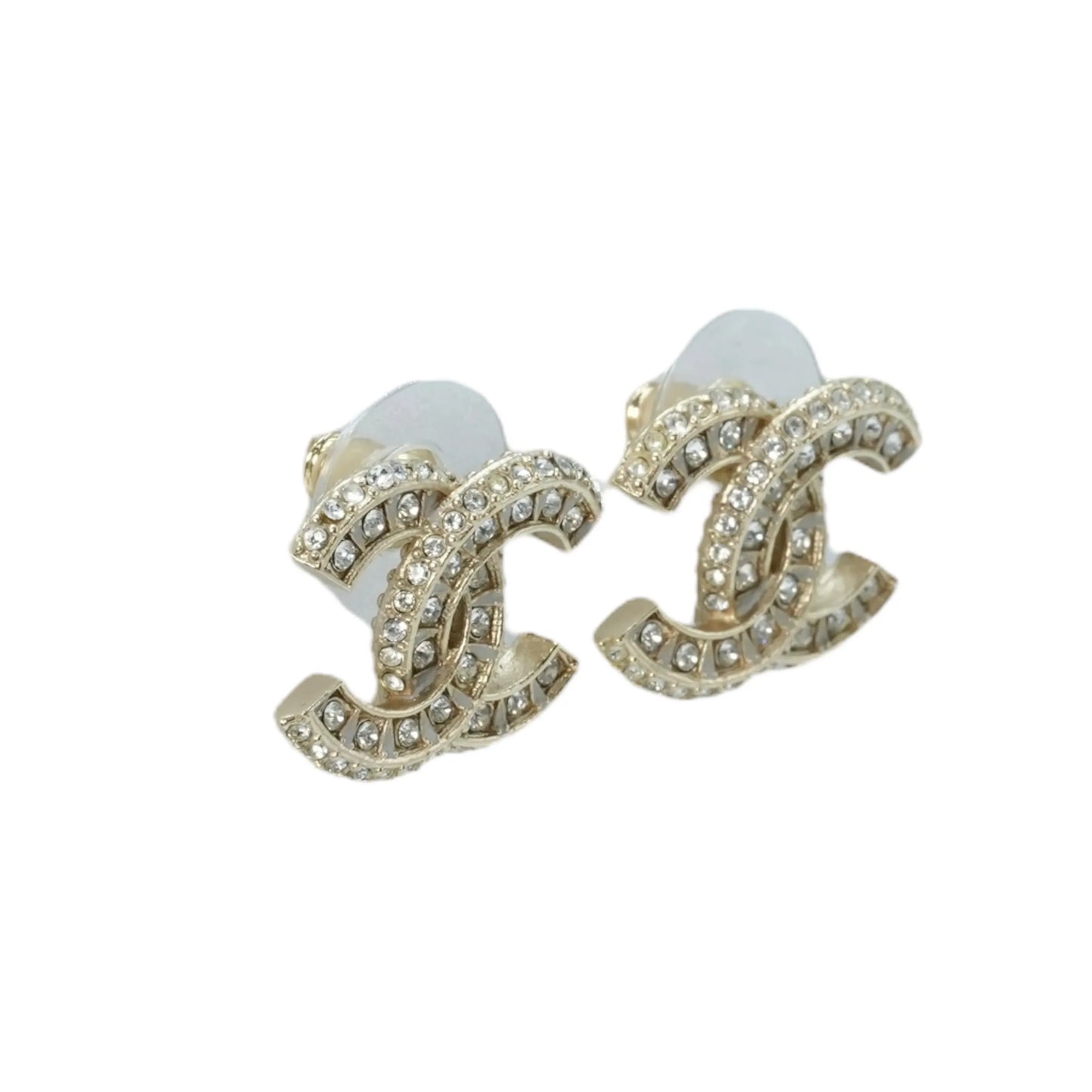 CHANEL Crystal Timeless CC Earrings F21 V - Metal 