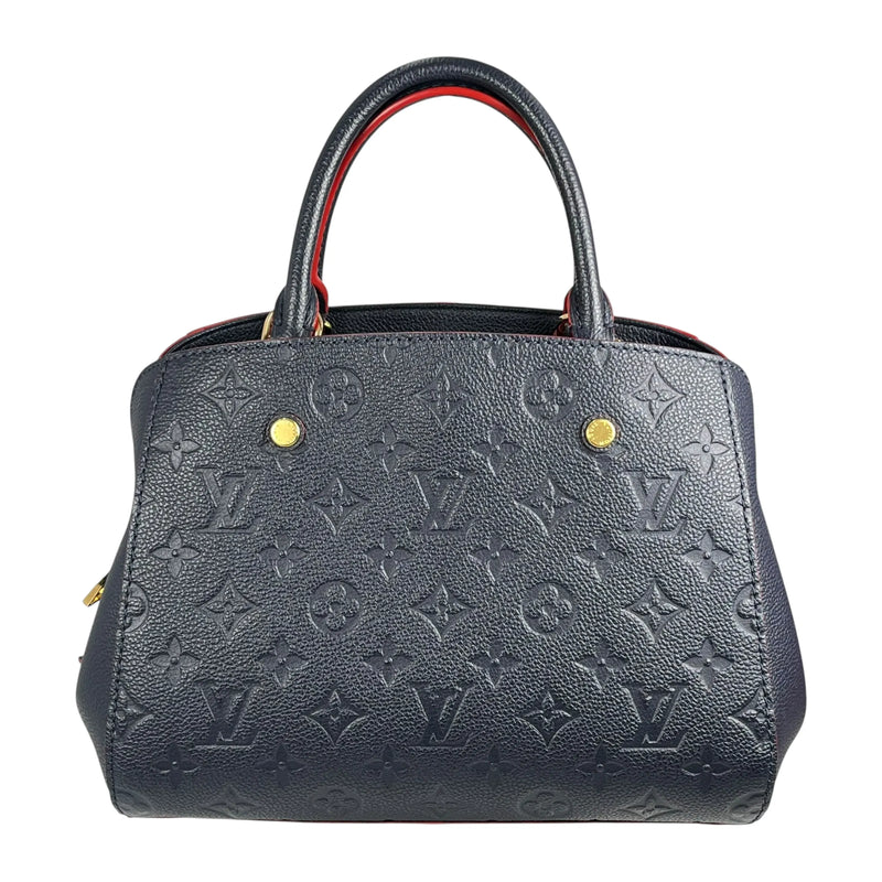 Louis Vuitton Monogram Empreinte Montaigne BB Handbag - Navy 