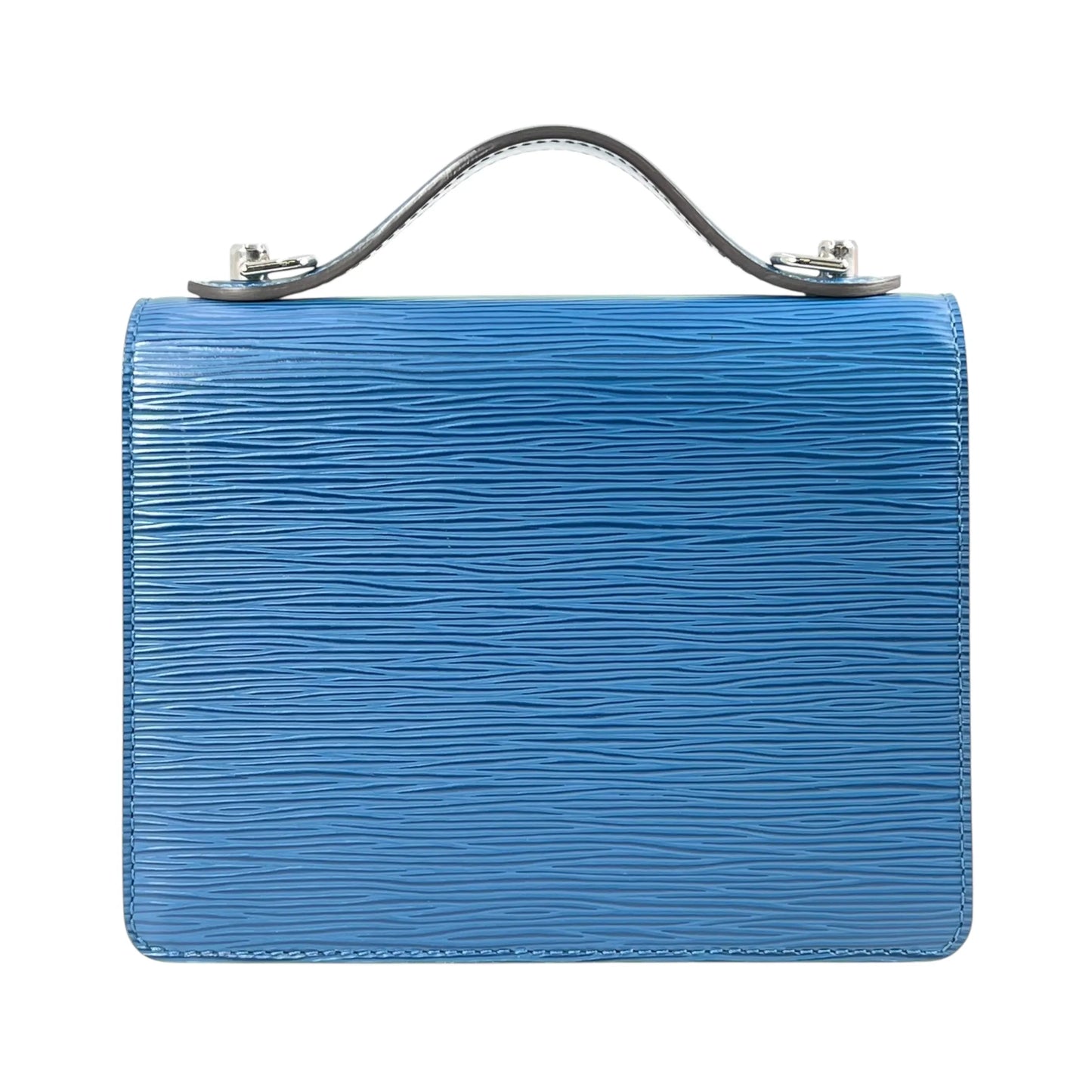 Louis Vuitton Epi Leather Monceau BB Handbag - Blue 