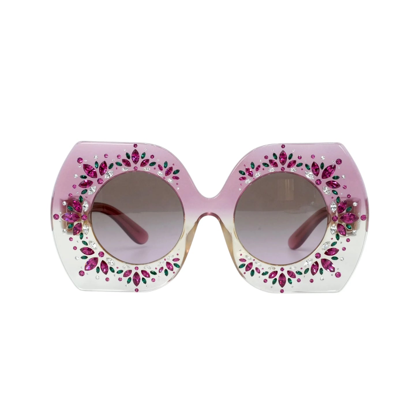 DOLCE &amp; GABBANA Rhinestone Sunglasses - Pink - 33982 
