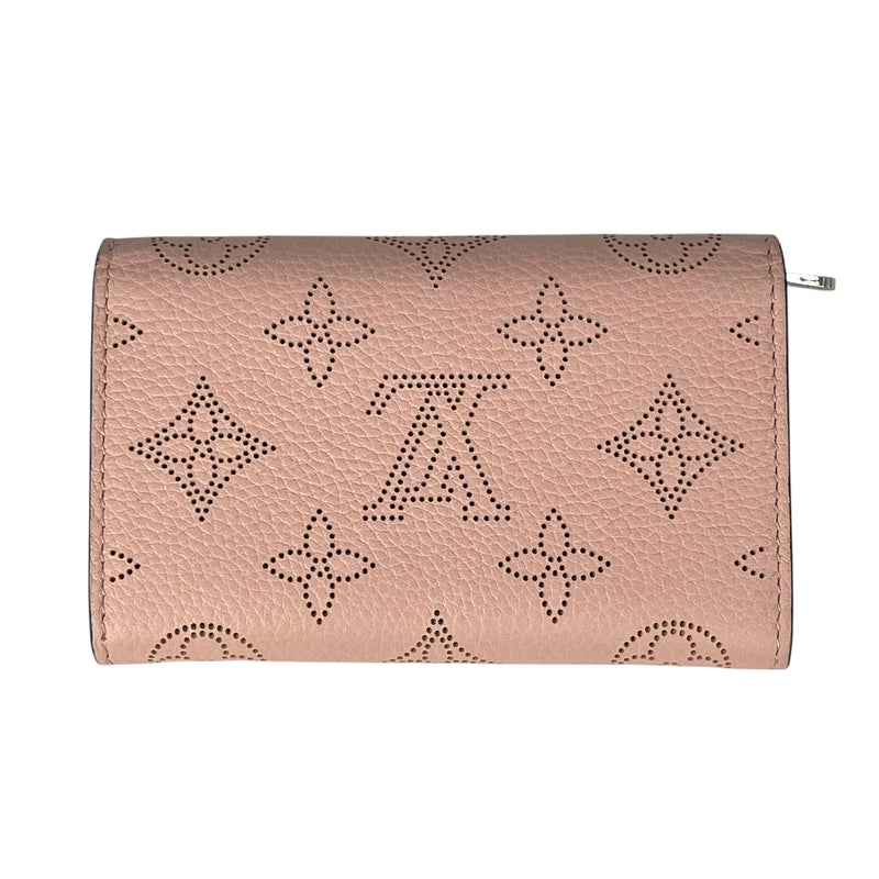 Louis Vuitton Monogram Mahina Perforated Bi-fold Compact Wallet - Pink 