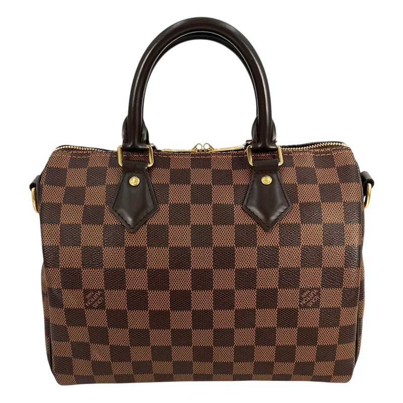 Louis Vuitton ダミエ エベヌ スピーディ25 バンドリエール ハンドバッグ - ダークブラウン