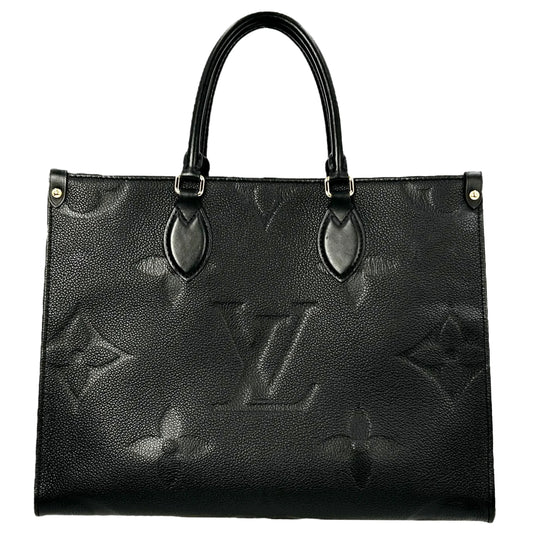 Louis Vuitton モノグラム アンプラント オンザゴーMM ハンドバッグ トートバッグ - ブラック ノアール - 33901