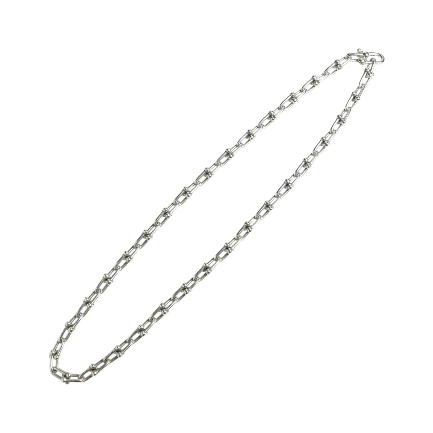 販売　Tiffany & Co ハードウェア マイクロ リンク ネックレス - SV925