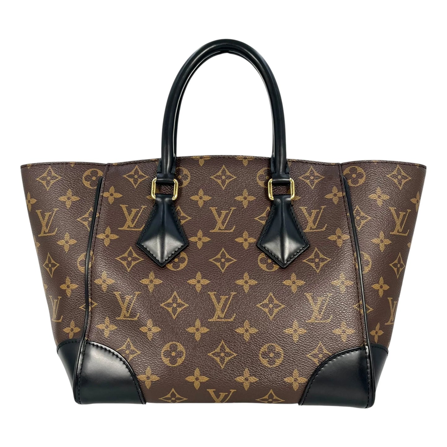 Louis Vuitton フェニックス PM モノグラム キャンバス ハンドバッグ - ブラウン × ブラック