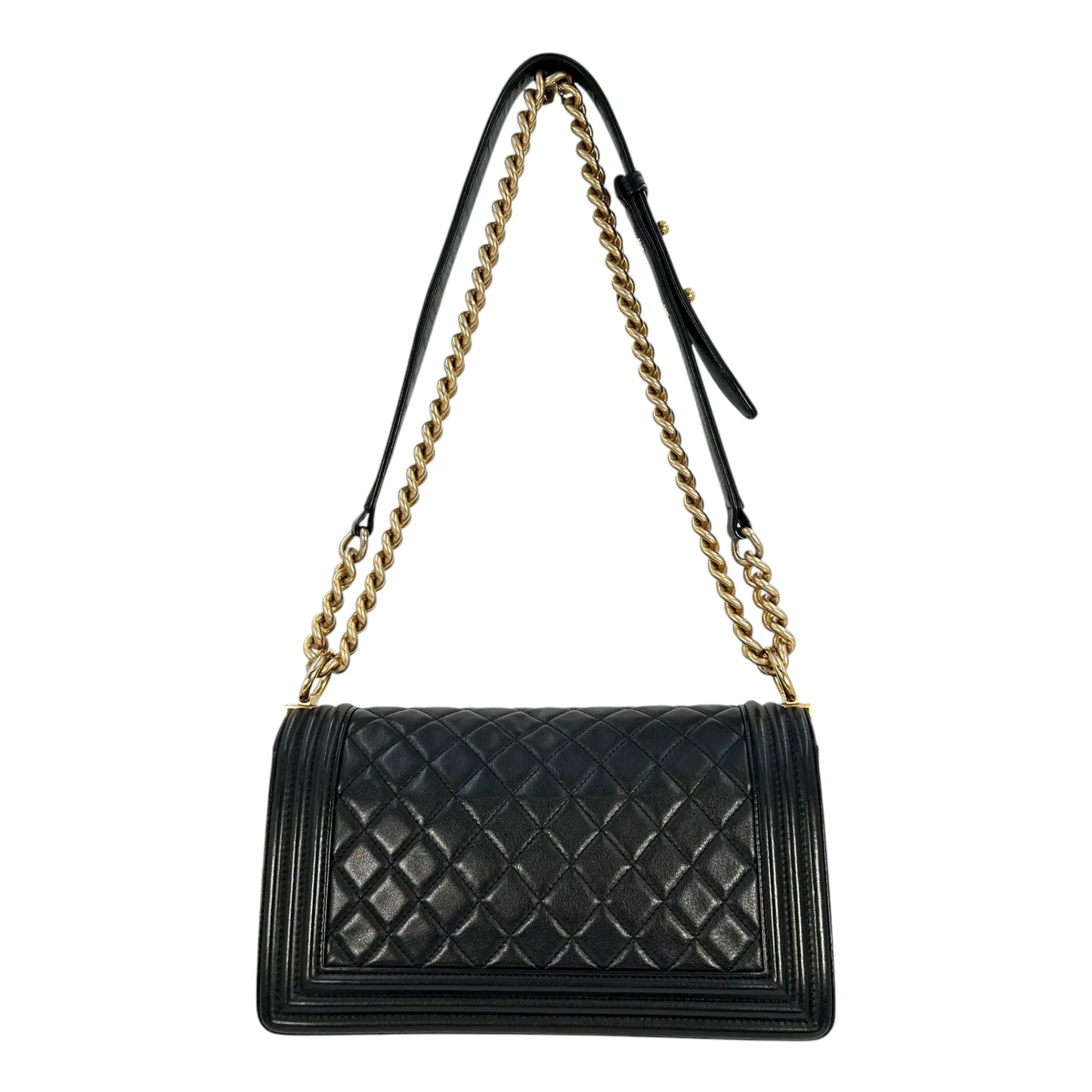 HOLD🔷CHANEL Boy Chanel Hand Bag Shoulder Bag - Black 