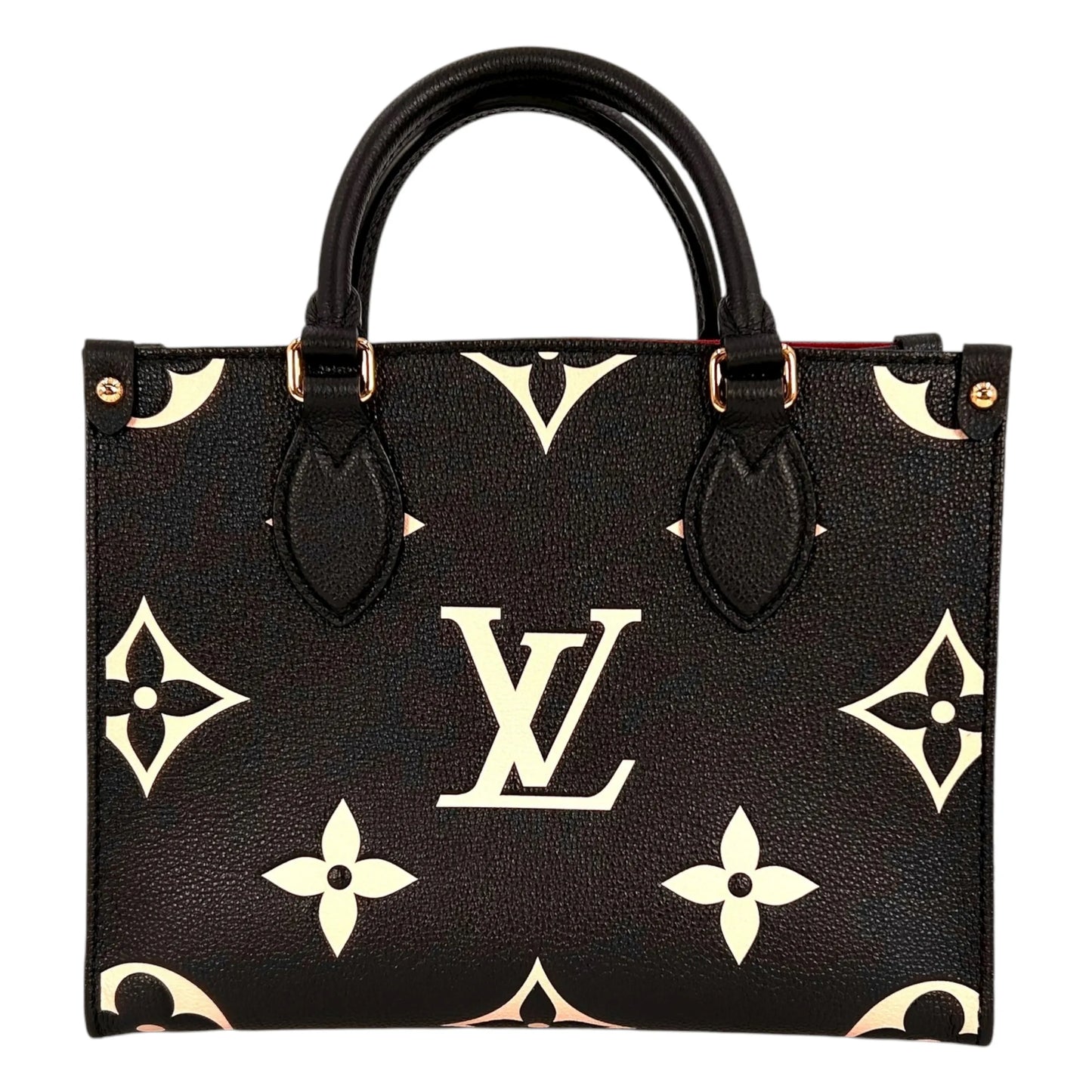 Louis Vuitton Monogram Empreinte On-the-Go PM Handbag/Shoulder Bag - Black 