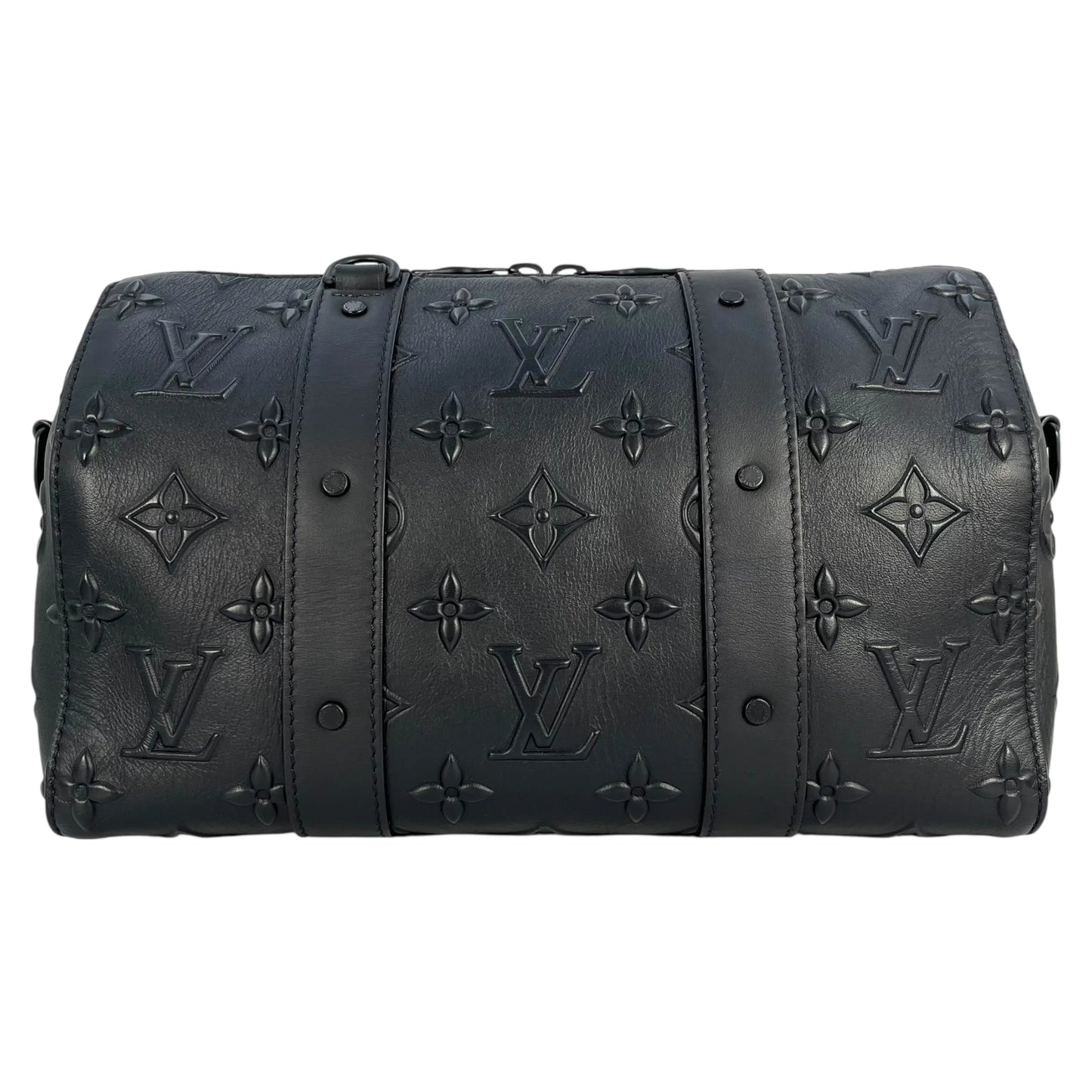 LOUIS VUITTON シティ キーポル モノグラム シール ショルダーバッグ - ブラック