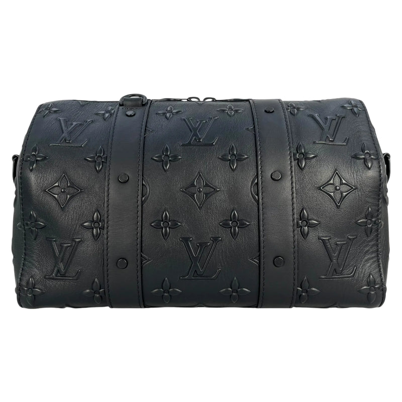 LOUIS VUITTON シティ キーポル モノグラム シール ショルダーバッグ - ブラック