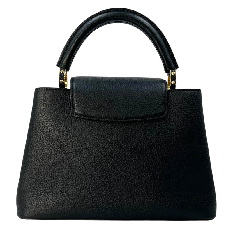 LOUIS VUITTON Capucines BB Handbag/Shoulder Bag - Black 