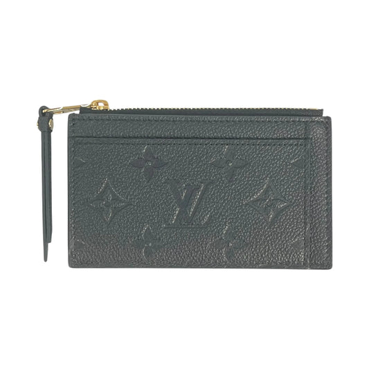 LOUIS VUITTON Porte Carte Monogram Empreinte Coin Case and Card Case - Black 