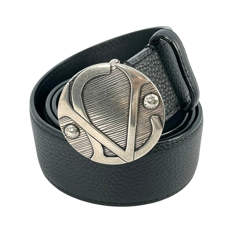 LOUIS VUITTON LV イニシャル リバーシブル ベルト - ブラック