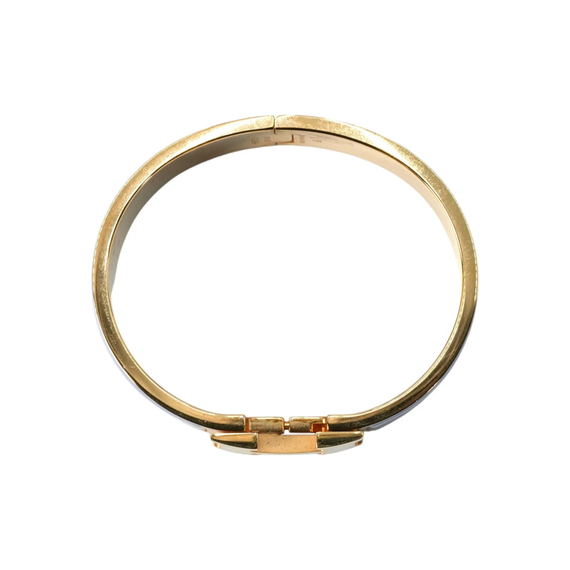 HERMES Click Clack H Bracelet - YG 