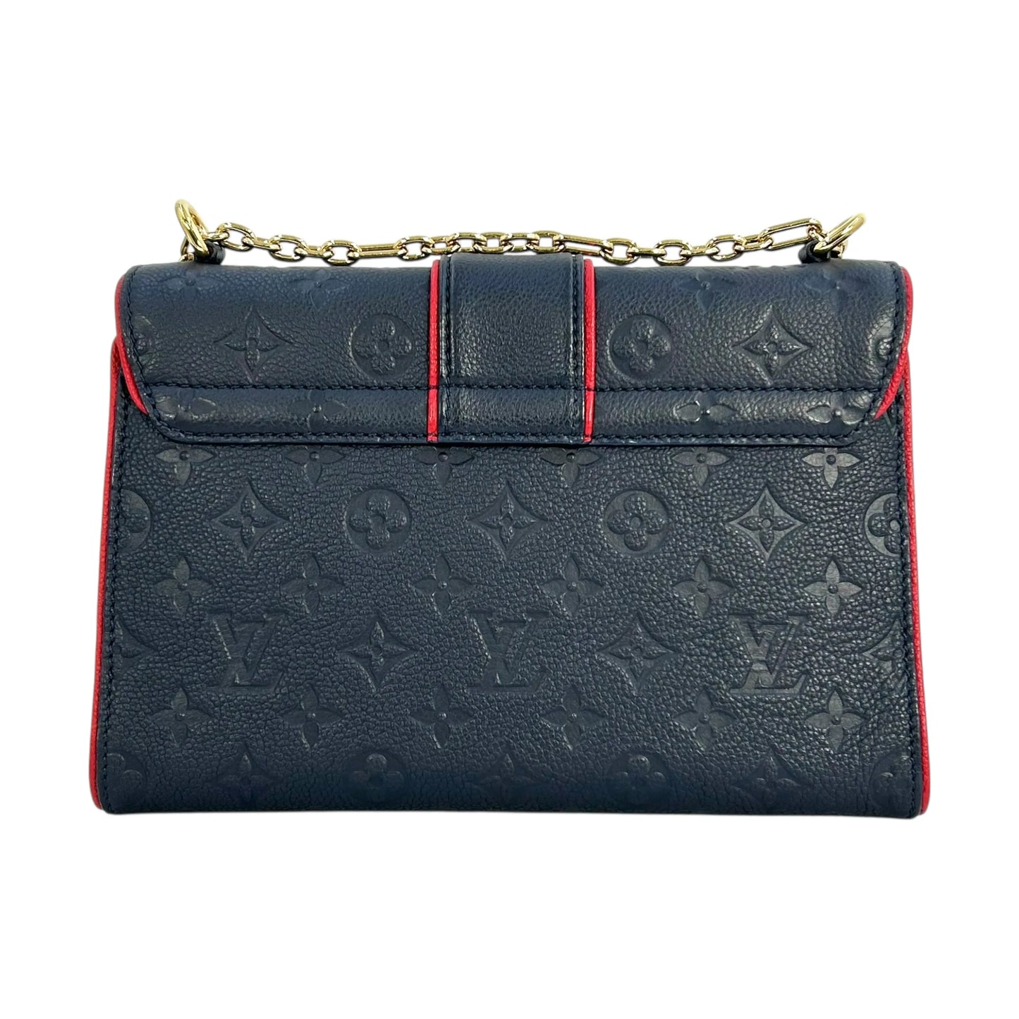 LOUIS VUITTON Saint-Sulpice PM Monogram Empreinte Shoulder Bag - Navy