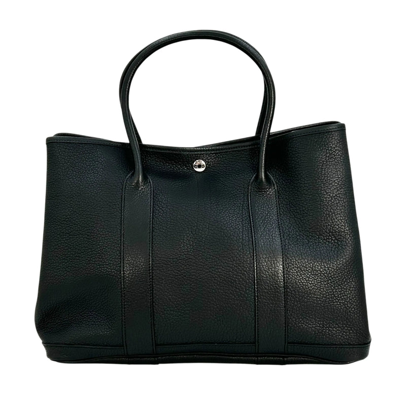 HERMES ガーデンパーティ PM ネゴンダ □L刻印(2008年製) トートバッグ - ブラック