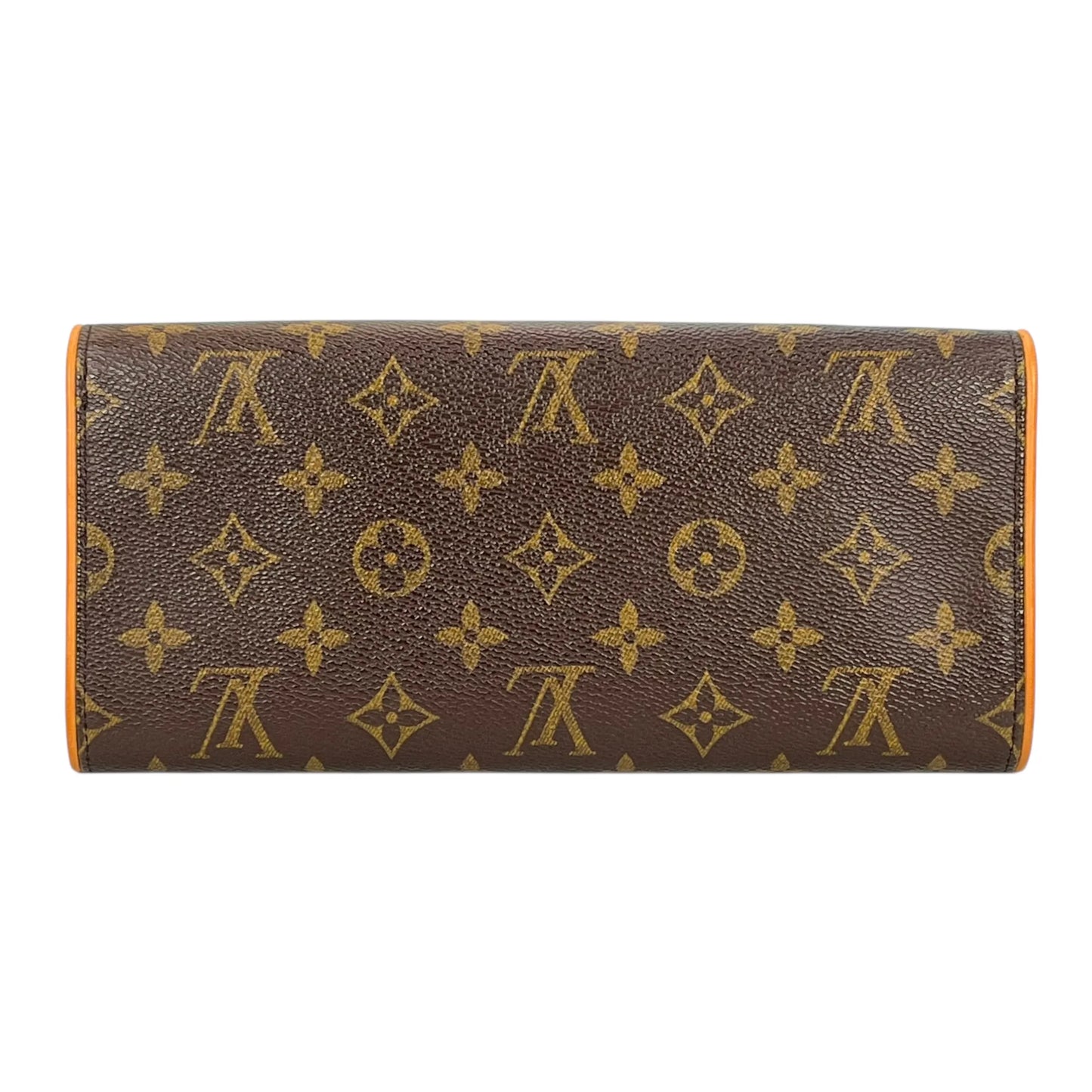 LOUIS VUITTON Pochette Twin GM Monogram Canvas Shoulder Bag - Brown 