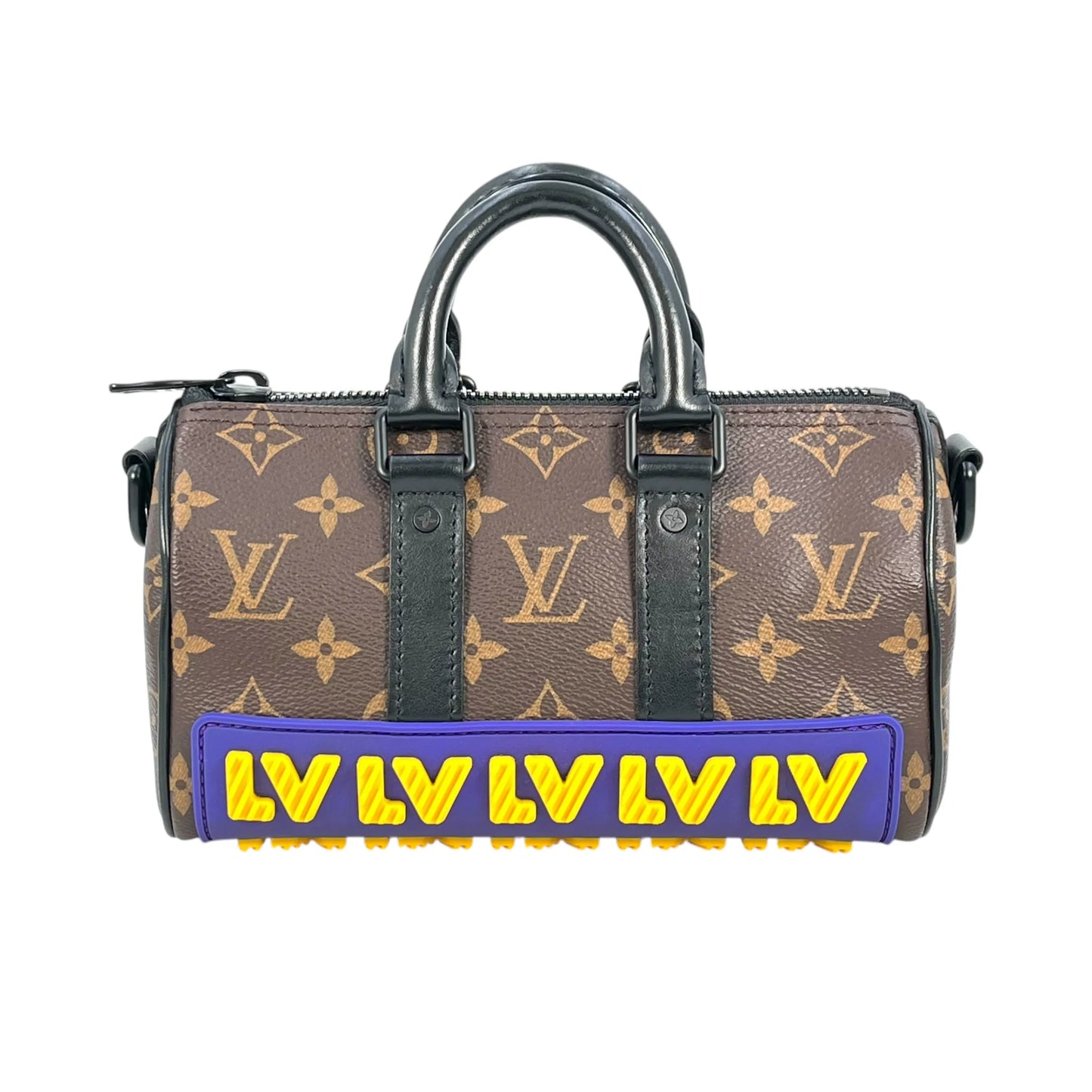 LOUIS VUITTON Keepall XS Monogram Canvas Handbag/Shoulder Bag - Brown 