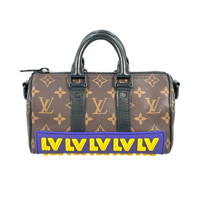 LOUIS VUITTON Keepall XS Monogram Canvas Handbag/Shoulder Bag - Brown 